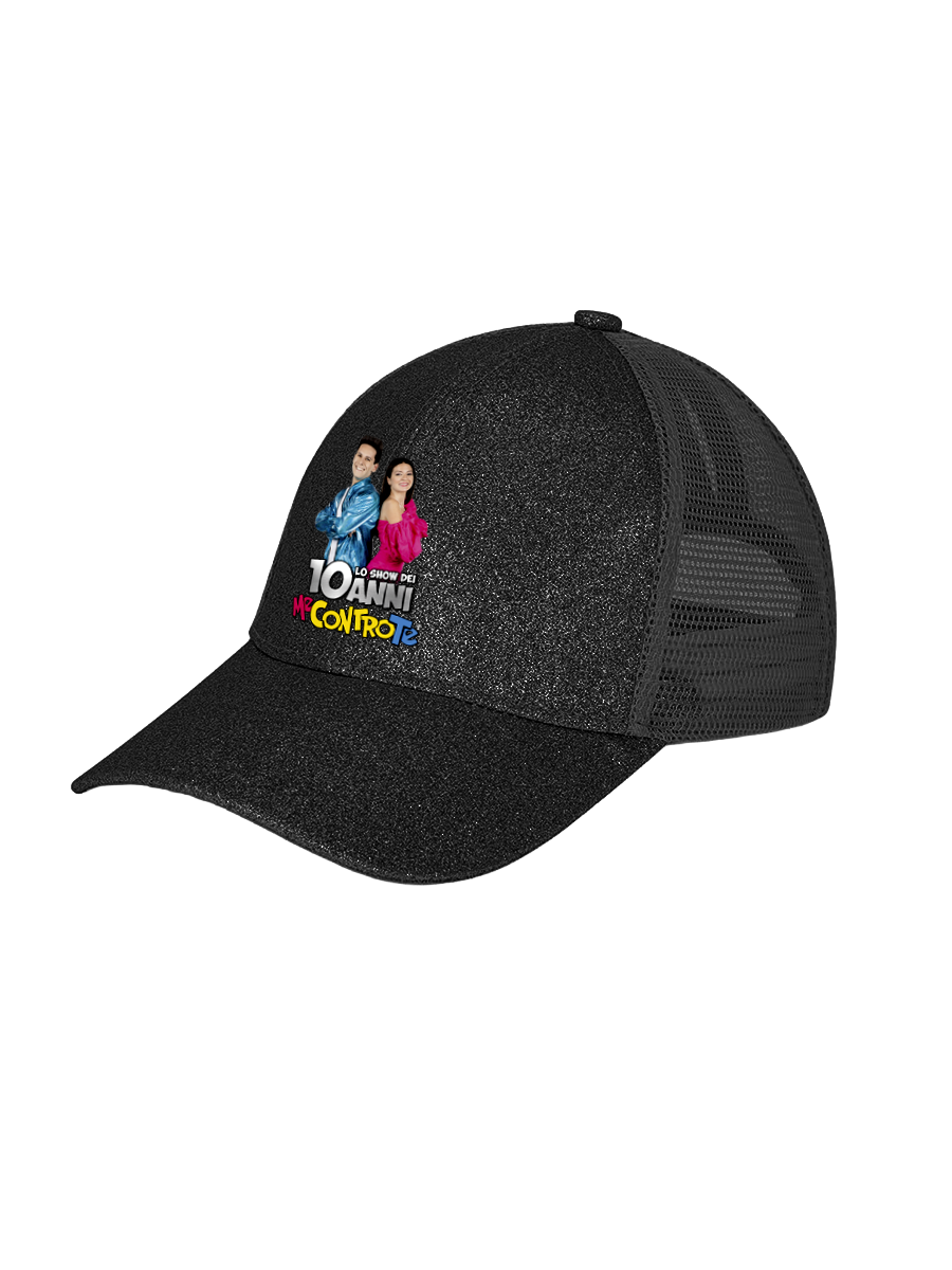 Cappellino glitterato "Me Contro Te - 10 anni"